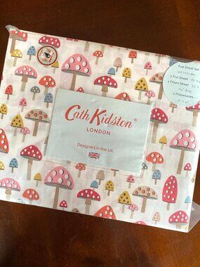 Cath Kidston Mini Mushrooms Full Sheet Set